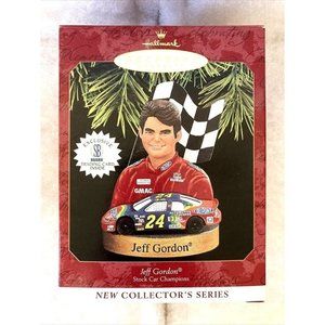 Hallmark Keepsake JEFF GORDON Christmas Ornament NASCAR Stock Car Champions  NEW